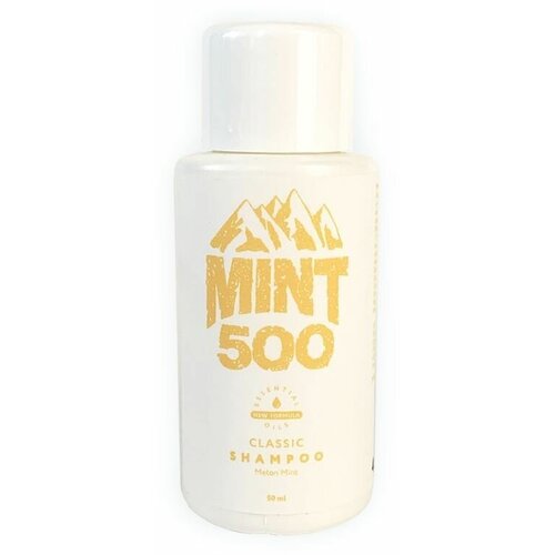 Освежающий шампунь против жирного блеска с ароматом мяты и дыни Mint500 Classic Shampoo 50 мл