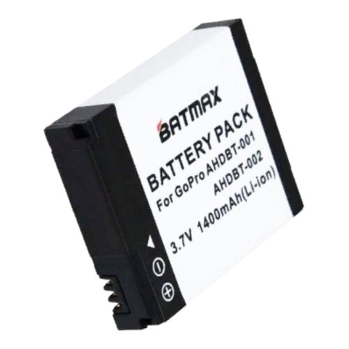 Аккумулятор Batmax для GoPro HD HERO/ HD HERO2 белый/черный