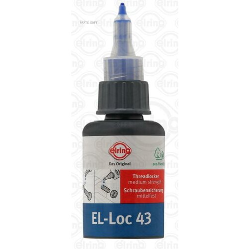 ELRING 954000 Фиксатор резьбы 50ml средне твердый синий -55C 180C 3379₽