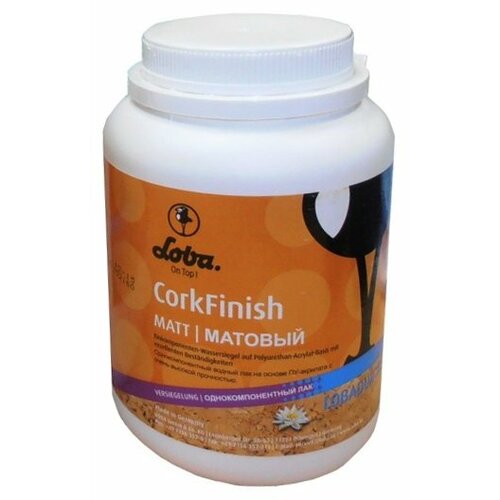 фото Лак loba corkfinish matt 1 л