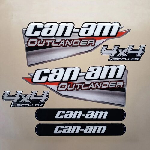 Комплект выпуклых наклеек на CAN-AM Outlander G1