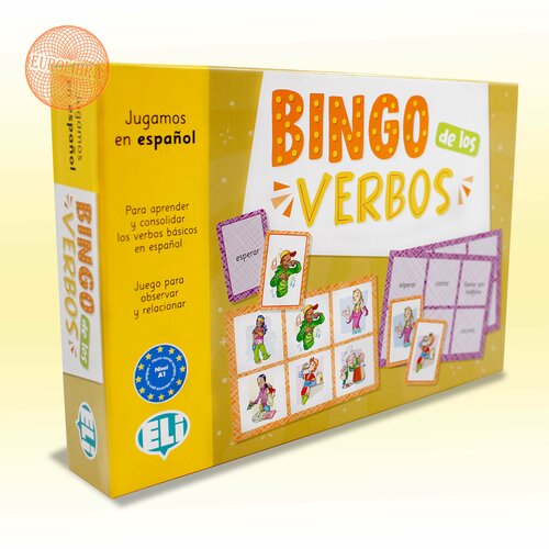 BINGO DE LOS VERBOS (A1-A2) / Обучающая игра на испанском языке 
