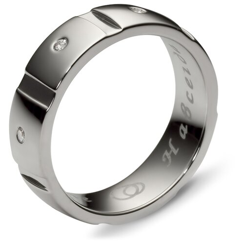 фото Эстет кольцо с бриллиантами из белого золота 01о620101, размер 16.5