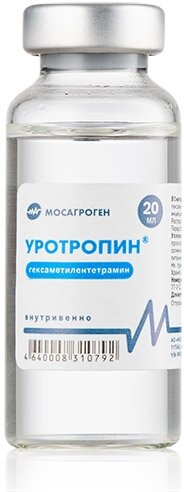 Инъекции Мосагроген Уротропин 40%, 20 мл, 1уп.