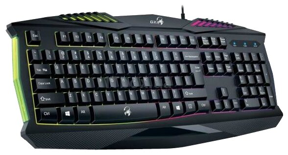 Клавиатура игровая проводная Scorpion K220, Usb, 7 цветов подсветки, 12 функциональных клавиш, до 2 .