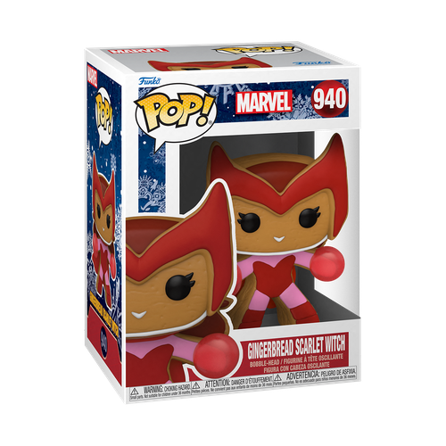 Фигурка Funko POP! Bobble Marvel Holiday Gingerbread Scarlet Witch