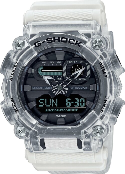 Наручные часы CASIO G-Shock, черный, бесцветный