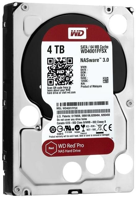 Жесткий диск WD Red Pro , 4Тб, HDD, SATA III, 3.5" - фото №5