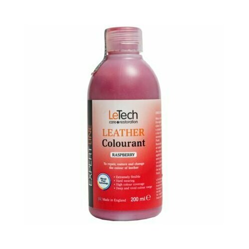 LeTech Expert Line Краска для кожи (Leather Colourant) Raspberry, 200мл