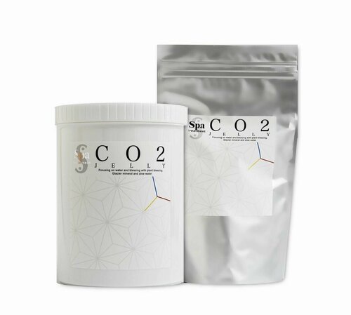 Двухкомпонентная маска Карбокситерапия для интенсивного омоложения кожи SPA Treatment CO2 Jelly