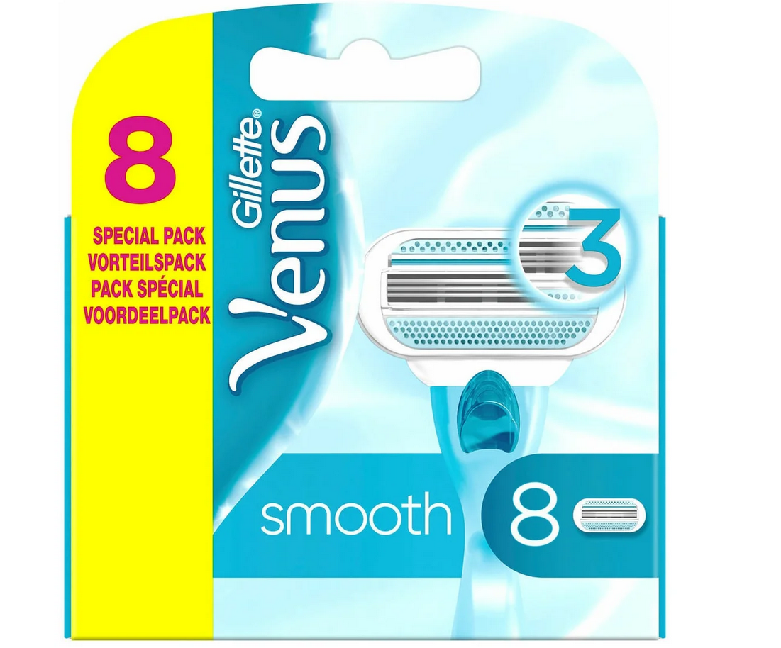 Venus Сменные кассеты для бритвы Venus Smooth, 8 шт.