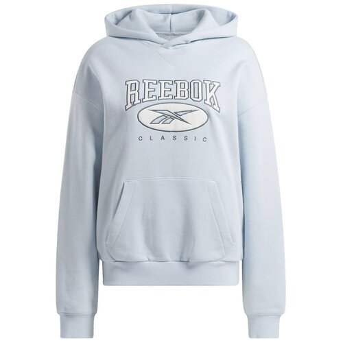 Худи Reebok REEBOK CL AE BIG LOGO FT HOODIE, размер 2XS, голубой