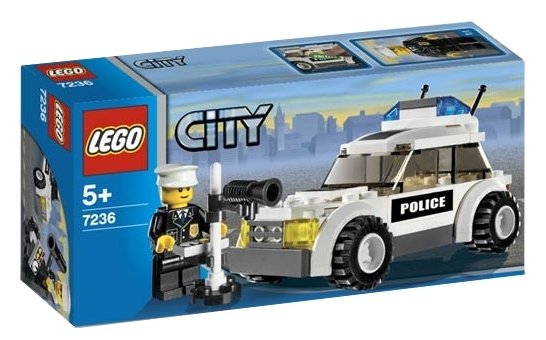 Конструктор LEGO City 7236 Полицейская машина, 59 дет.
