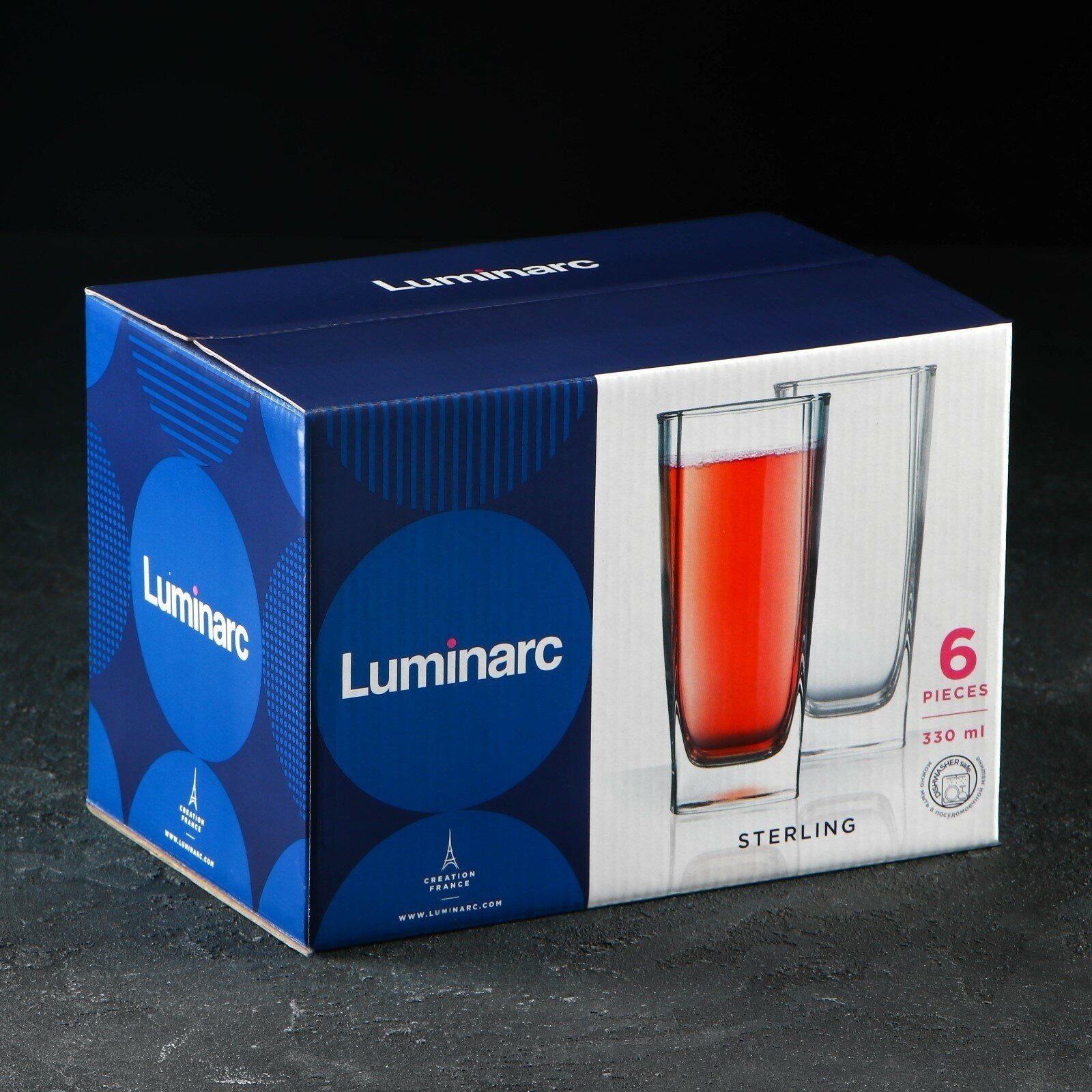 Набор стаканов Luminarc «Стерлинг», стекло, 330 мл, 6 шт.