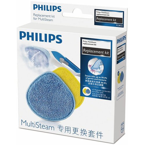 пароочиститель philips fc7008 01 steamcleaner multi ярко зеленый Набор сменных насадок Philips FC8055/01 для FC7008, FC7012 (2 шт.)