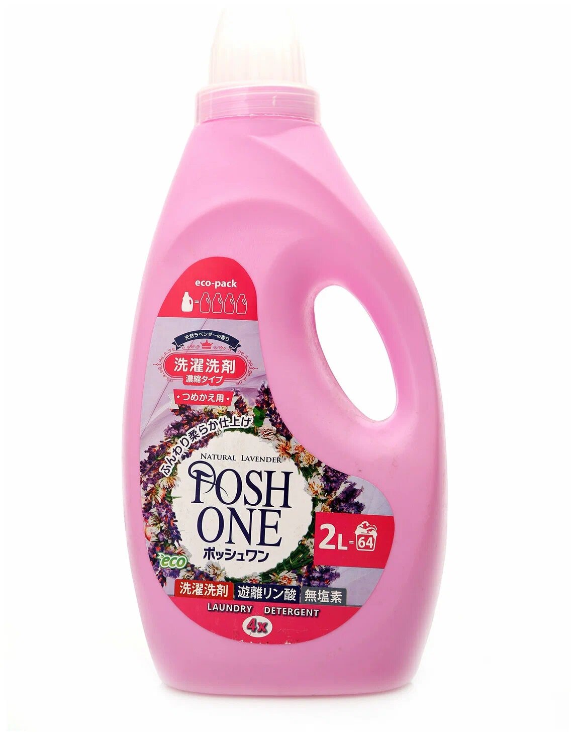 Гель для стирки Posh One Color на основе минералов, 2 л, бутылка