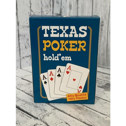 Пластиковые игральные покерные карты Texas Poker Holdem