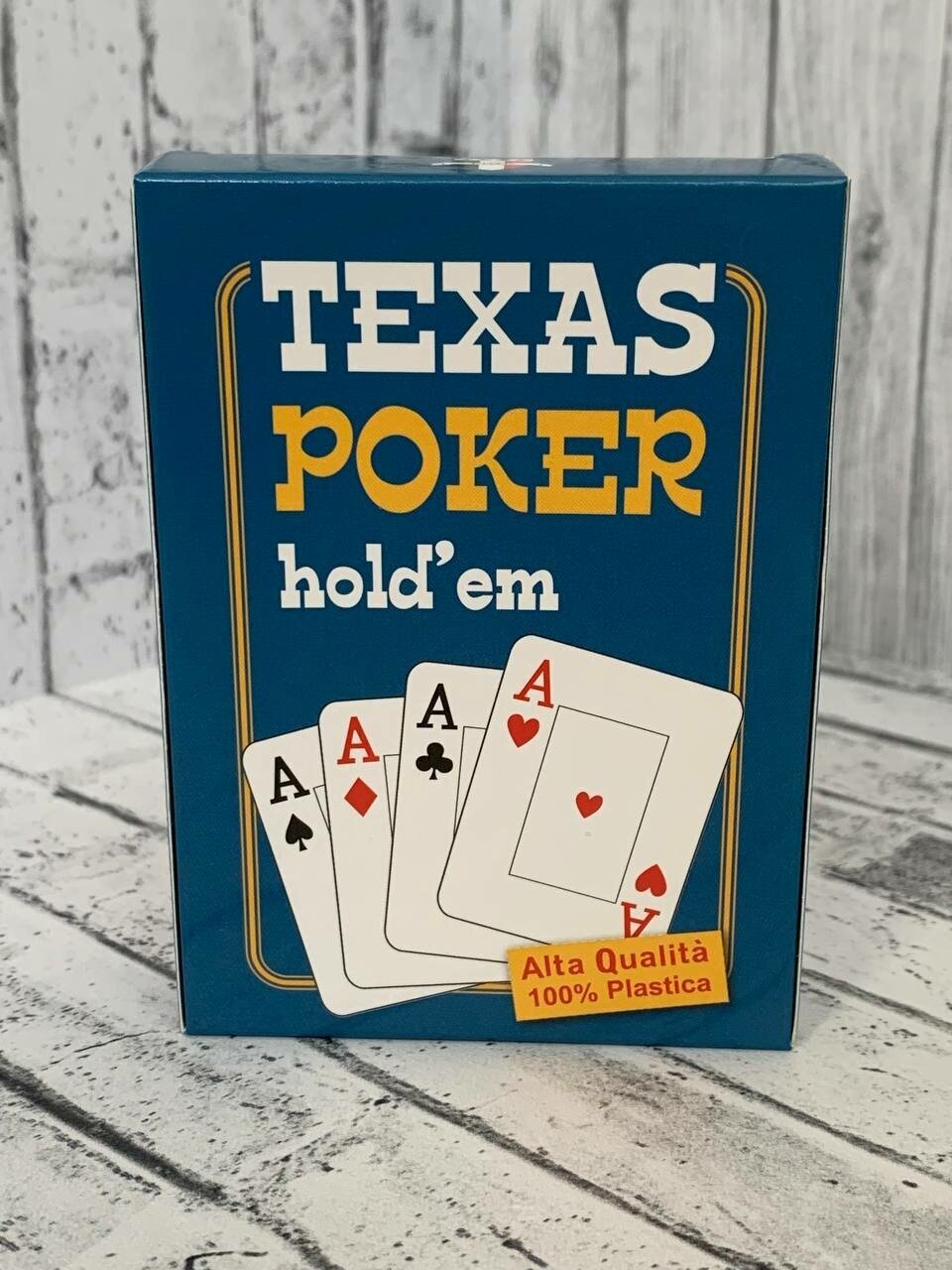 Пластиковые игральные покерные карты Texas Poker Holdem