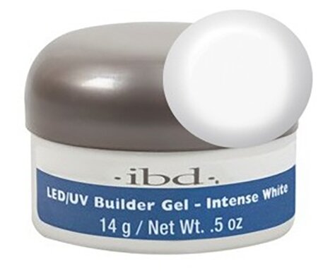 IBD, LED/UV Builder Gel Intense White, 14 г. - конструирующий ярко-белый гель