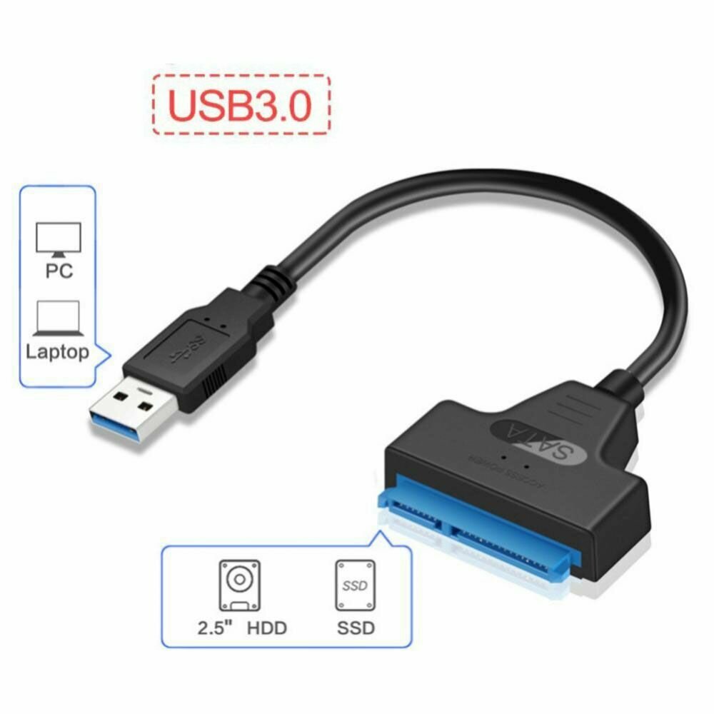 Контроллер переходник с USB 3.0 для жестких дисков 2.5"