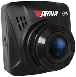 Видеорегистратор Artway AV-397 GPS Compact, GPS, черный