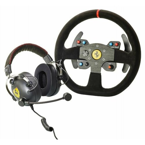 Съемное рулевое колесо + гарнитура Thrustmaster Race Kit Ferrari 599XX EVO Edition With Alcantara руль thrustmaster t300 ferrari alcantara