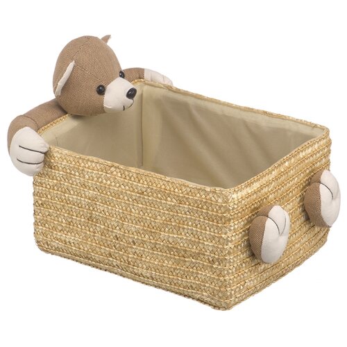 фото Корзина стеллажная "медвежонок", д310 ш240 в160, бежевый natural house