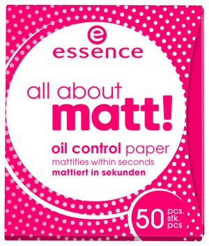 Essence Матирующие салфетки All about matt!