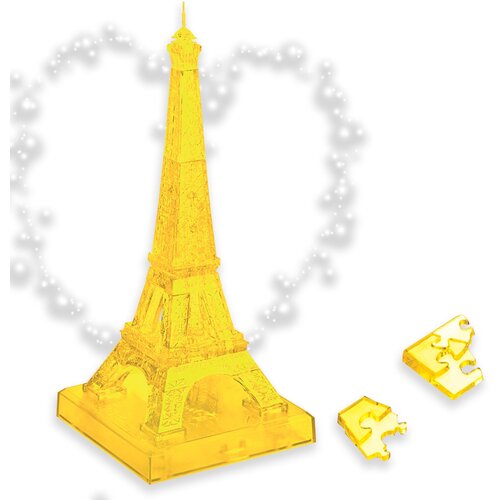Пазл 3D Bondibon. магия кристаллов Эйфелева башня пазлы bondibon развивающие 3d пазлы магия кристаллов эйфелева башня 80 деталей
