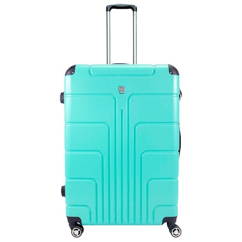 Чемодан Luyida 1123, 94 л, размер L, бирюзовый, голубой чемодан luyida 110 л размер l фуксия розовый