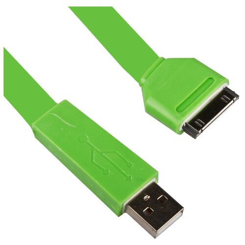 фото Кабель Liberty Project USB - Apple 30 pin 1 м зелёный