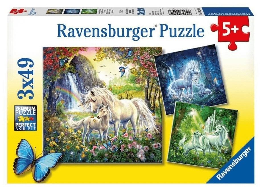 Ravensburger Пазл "Единороги" 3х49 R09291