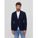 Пиджак UNITED COLORS OF BENETTON, силуэт полуприлегающий, однобортный, размер 50, синий