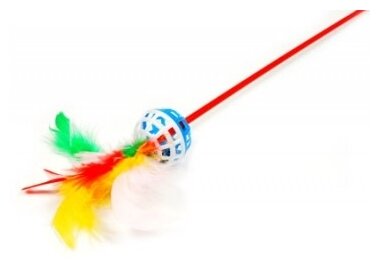 игрушка Зооник дразнилка с перьями 16458 - фотография № 8