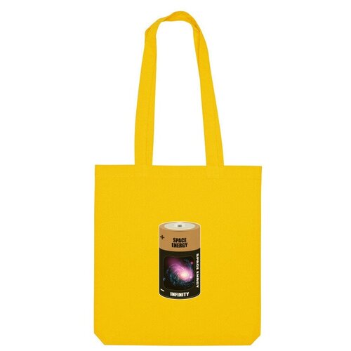 Сумка шоппер Us Basic, желтый сумка шоппер market space текстиль мультиколор