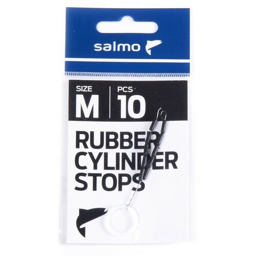 Стопор Salmo RUBBER CYLINDER STOPS, размер M, 10 шт.