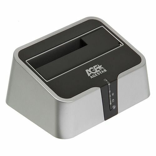 Док-станция для HDD AgeStar 3CBT2, серебристый