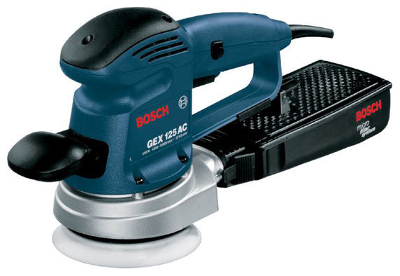 Эксцентриковая шлифмашина BOSCH GEX 125 AC, 340 Вт