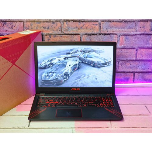 156 Ноутбук Asus FX570UD-DM151T FullHD TN Core i5 8250u 34ГГц DDR4 16Гб SSD 256Гб HDD 1Тб GeForce GTX 1050 2Гб Win10Home Черный 4500000₽