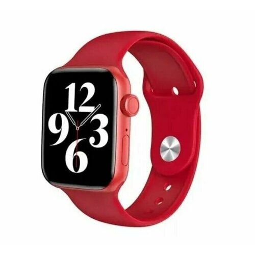 Умные часы Smart Watch AK76, Смарт-часы для спорта, С шагомером, С подсчётом калорий, С функцией звонков через смартфон, Красный