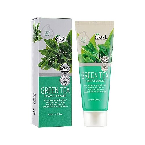 Ekel пенка для умывания с экстрактом зеленого чая Green Tea Foam Cleanser, 100 мл пенка для умывания с экстрактом зеленого чая ekel green tea foam cleanser 100 мл