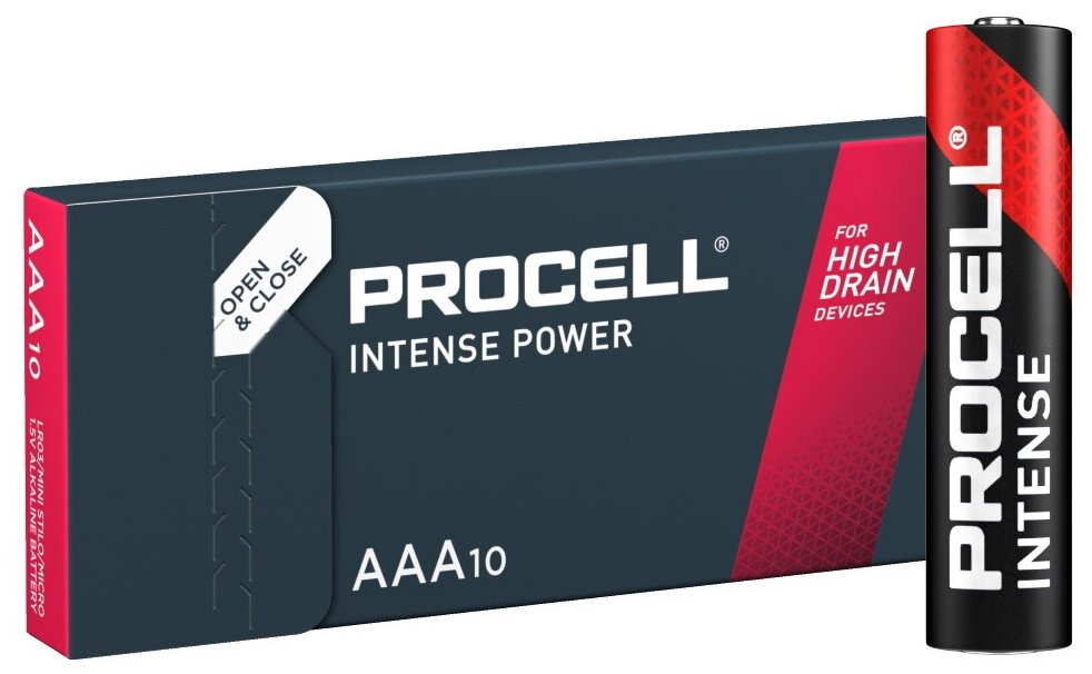 Duracell Procell Intense LR03 (AAA) (10шт. в упаковке) NEW