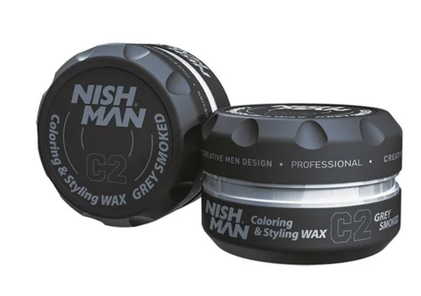NISHMAN Цветной крем-воск для волос дымчато-серый NISHMAN C2 GREYSMOKED HAIR PREMIUM COLORING WAX, 100 мл 71