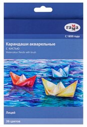 ГАММА Карандаши акварельные Лицей, 36 цветов (221118_05)