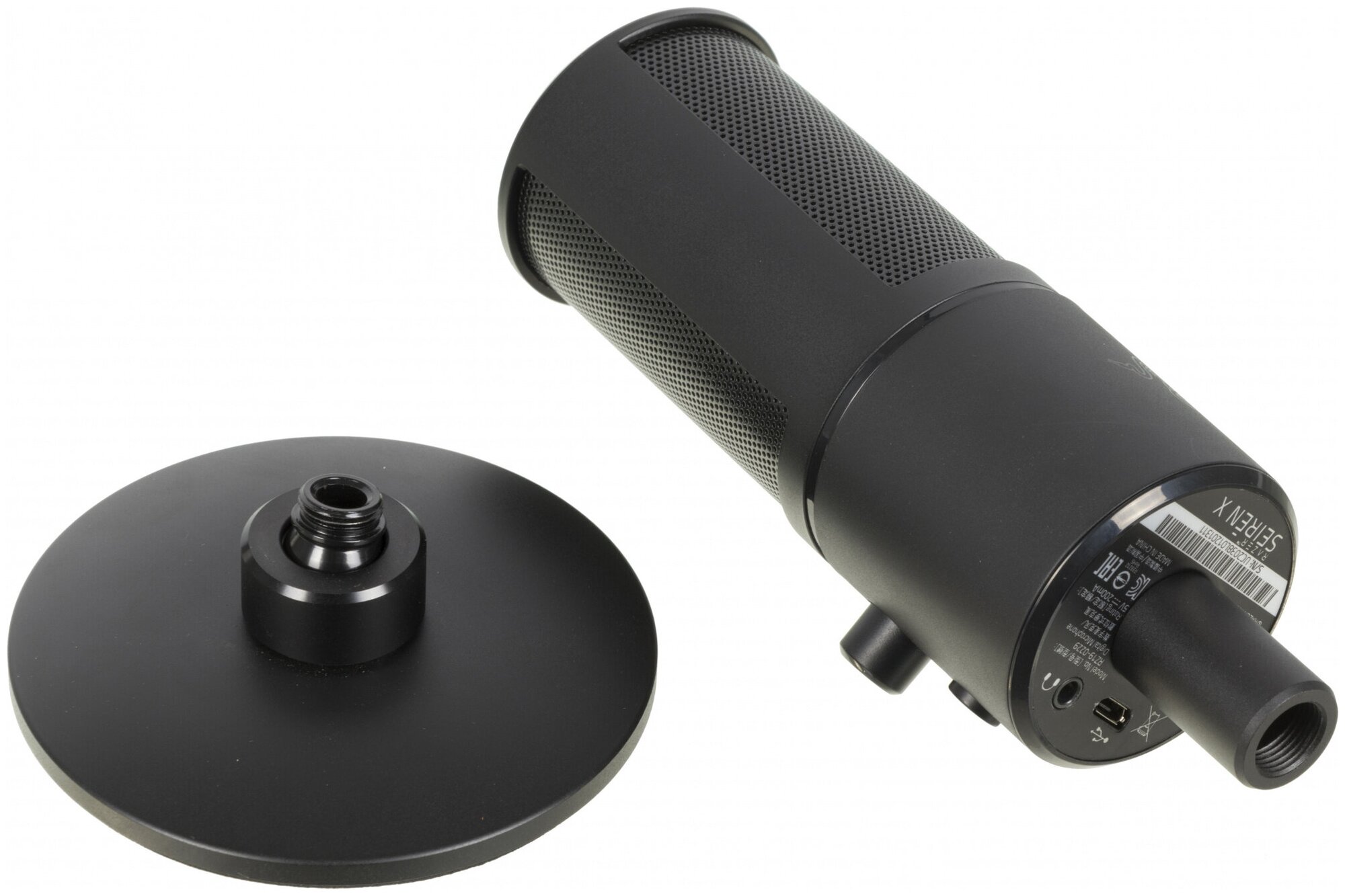 Микрофон проводной Razer Seiren X, разъем: mini jack 3.5 mm, classic black - фотография № 4