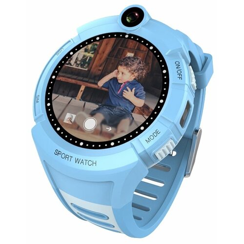 фото Детские умные часы c gps smart baby watch q610 голубой