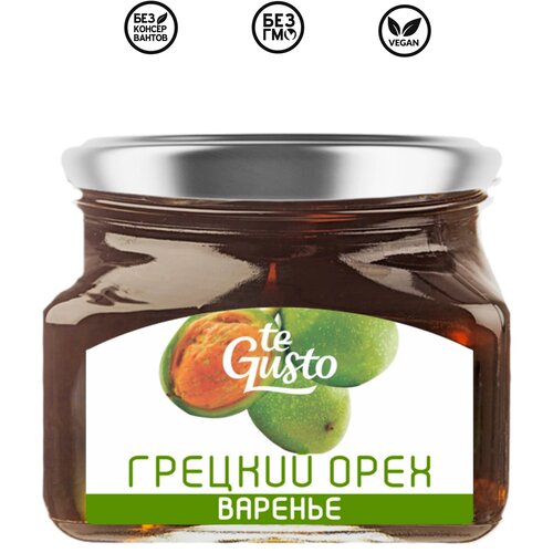 Варенье te Gusto из грецкого ореха, банка, 430 г