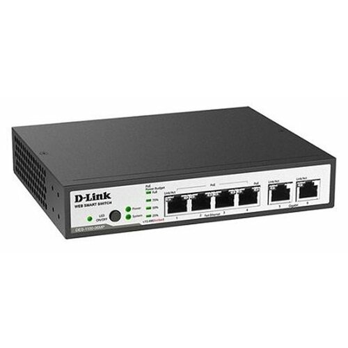 Коммутатор D-Link DES-1100-06MPA1A 2728000₽