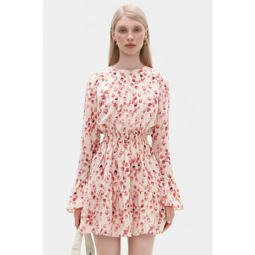 Платье TOPTOP, размер 44, белый платье toptop размер 44 розовый