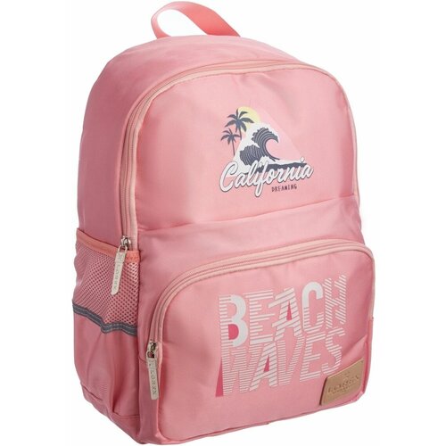 фото Рюкзак школьный для девочки с принтом розовый для школы lorex